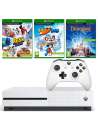 Xbox One S 1TB Kinect 3 Gry 2 Pady Białe Nowe-35083