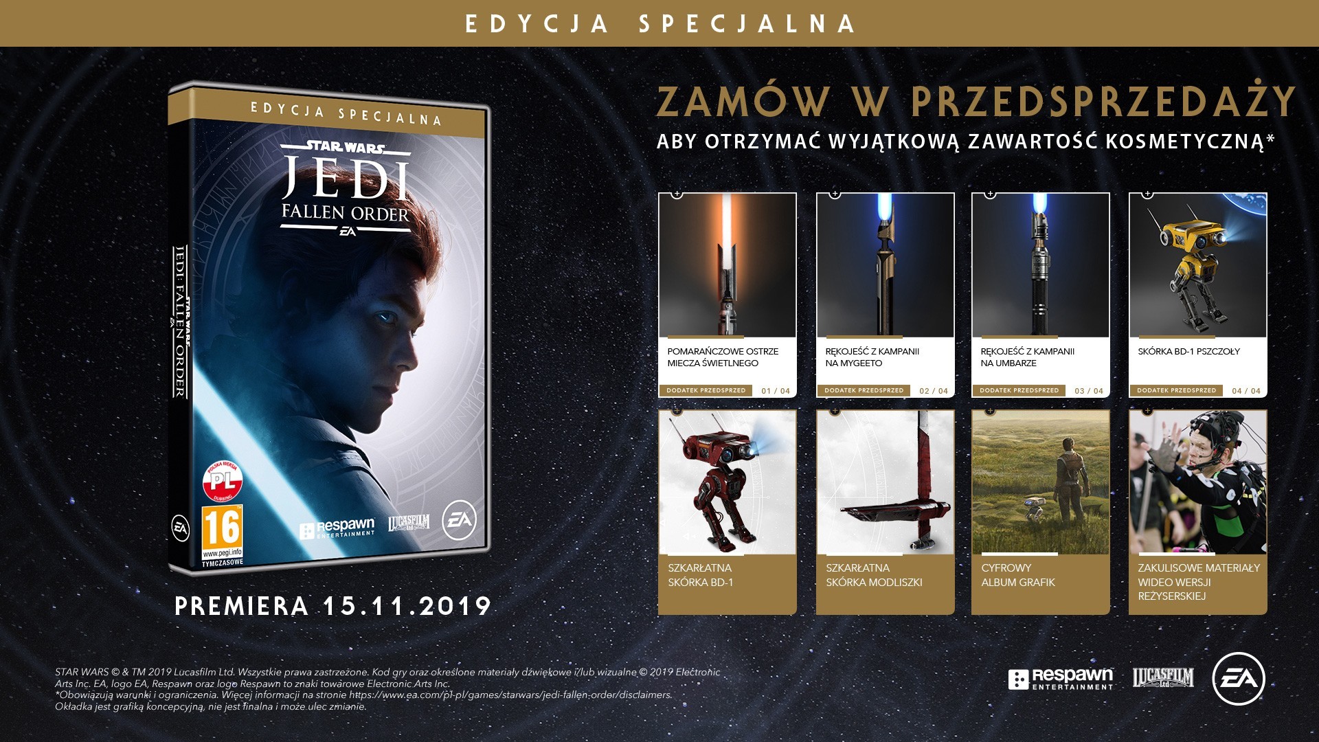 Przedsprzedaż Star Wars Upały Zakon